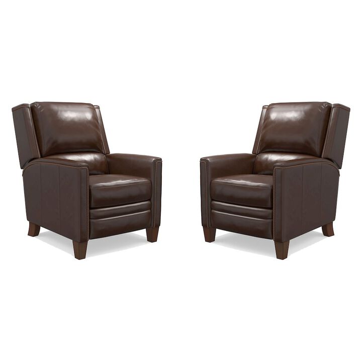 Parker Living Connor - Espresso Manual Recliner Two Pack