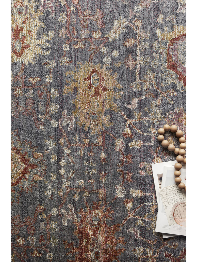 Giada GIA01 Grey/Multi 6'3" x 9' Rug