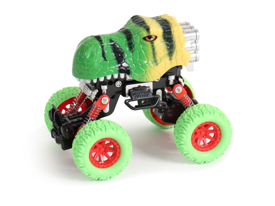 Green Dino Crazy Truck
