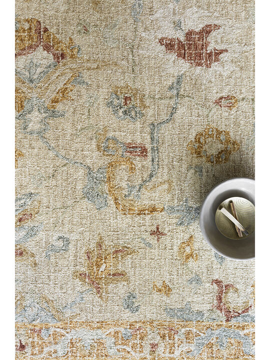 Julian JI03 Ivory/Multi 3'6" x 5'6" Rug