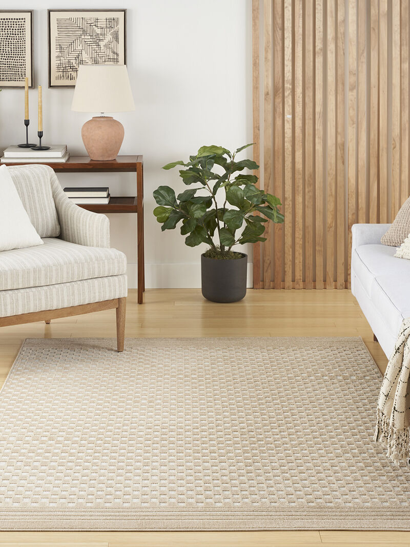 Care Free CAF02 Taupe 3'11" x 5'11" Rug