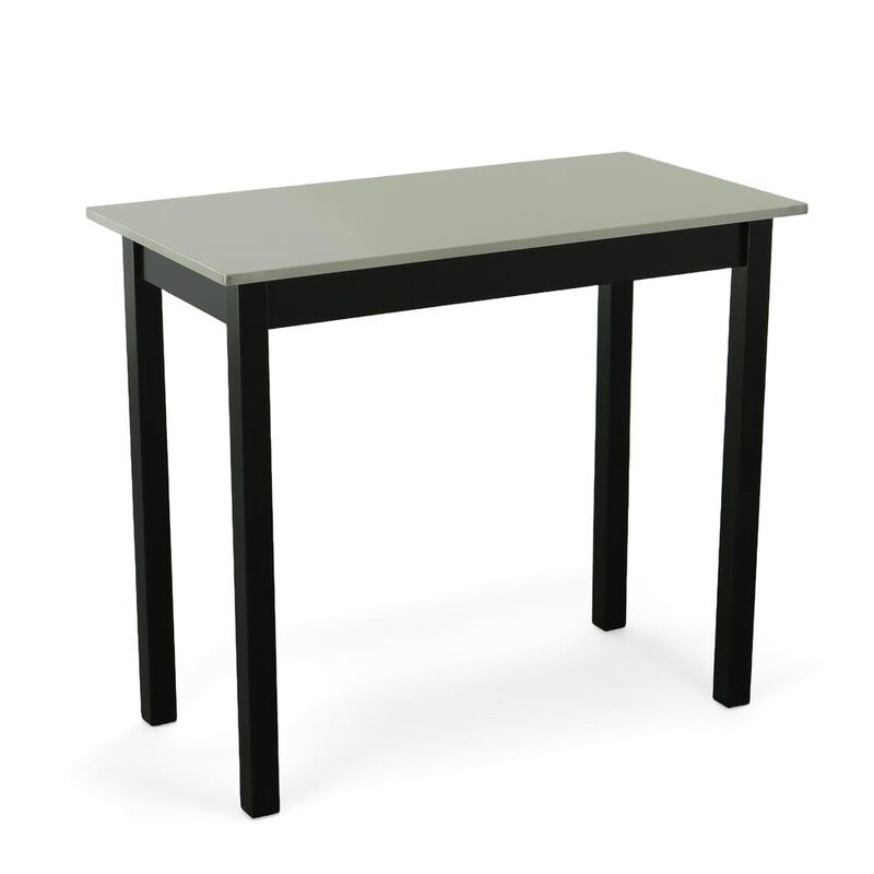 Carolina Living Carter Stainless Steel Top Bar Table - Black