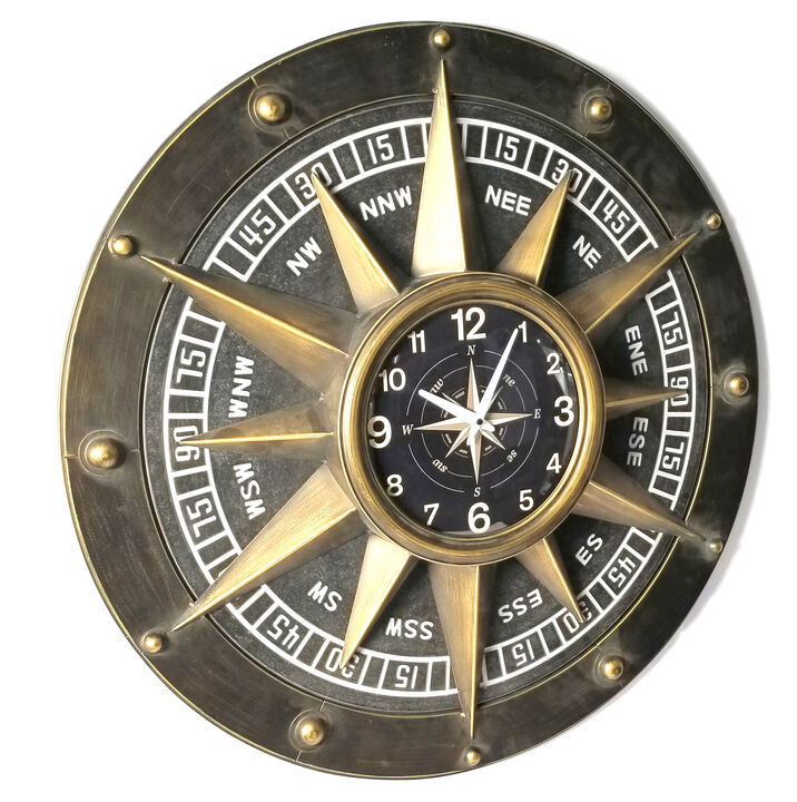 Compass Metal Wall Clock

79*7.5*79