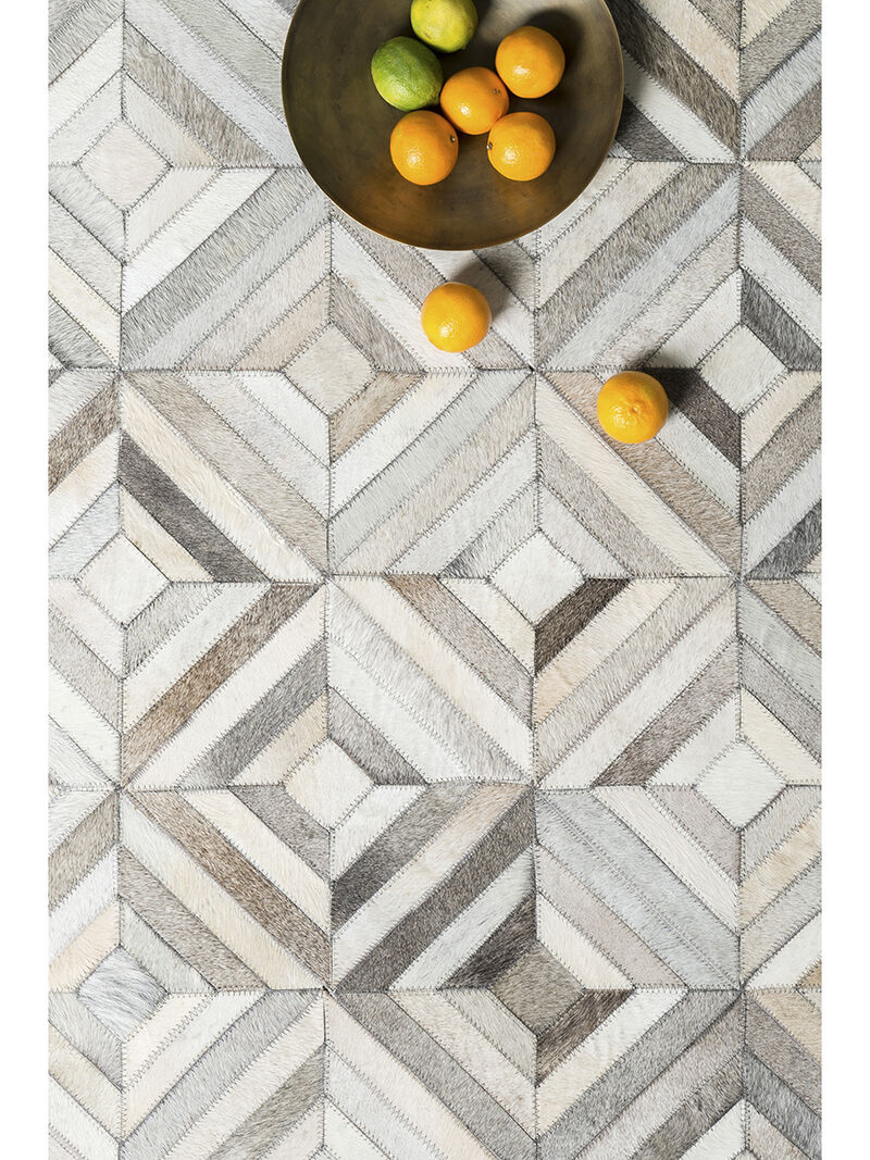 Promenade PO01 Ivory/Grey 7'6" x 9'6" Rug