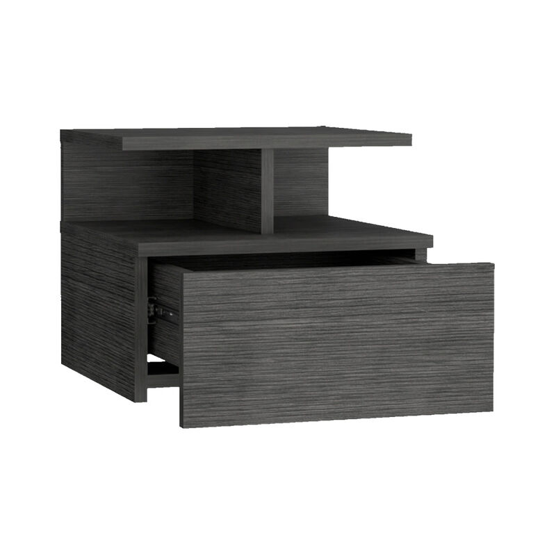 Nightstand Floating Flopini, Bedroom, Smoky Oak