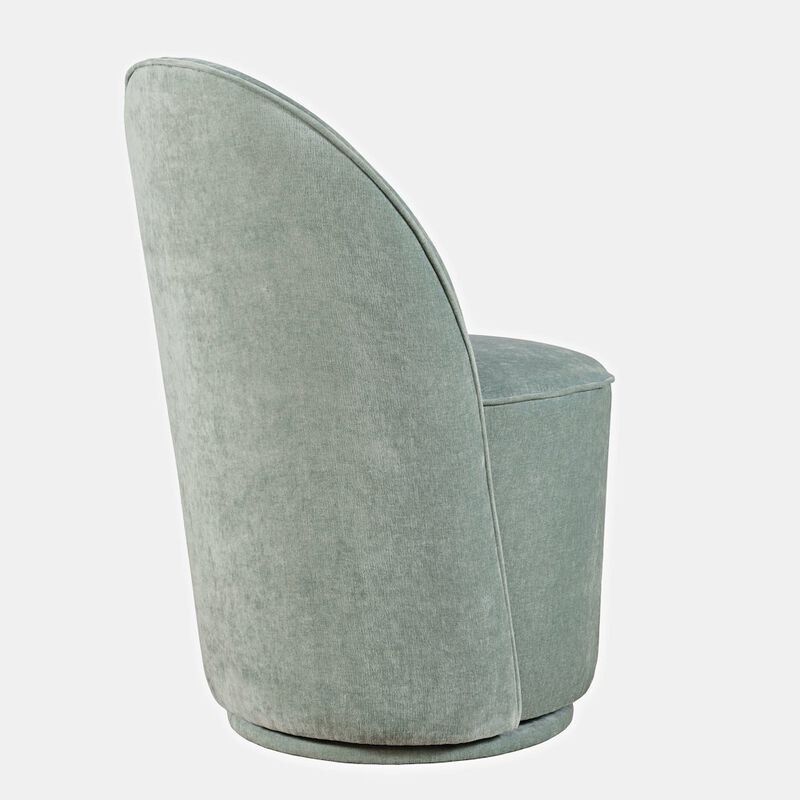 Jofran Landon Mid-Century Modern Upholstered Swivel Dining Chair (Set of 2)