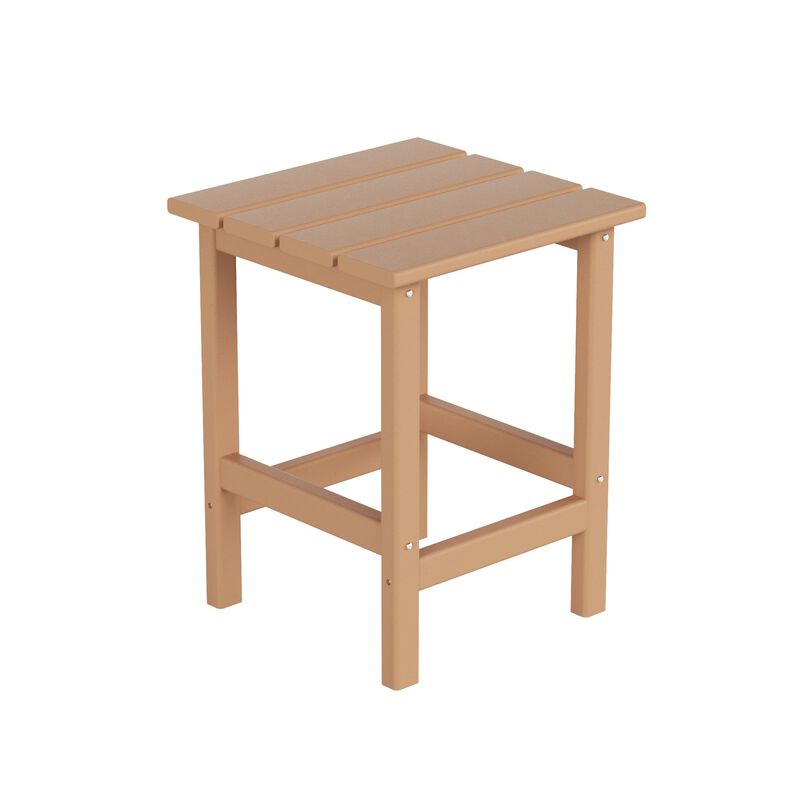 WestinTrends Outdoor Patio Adirondack Chair with Side Table
