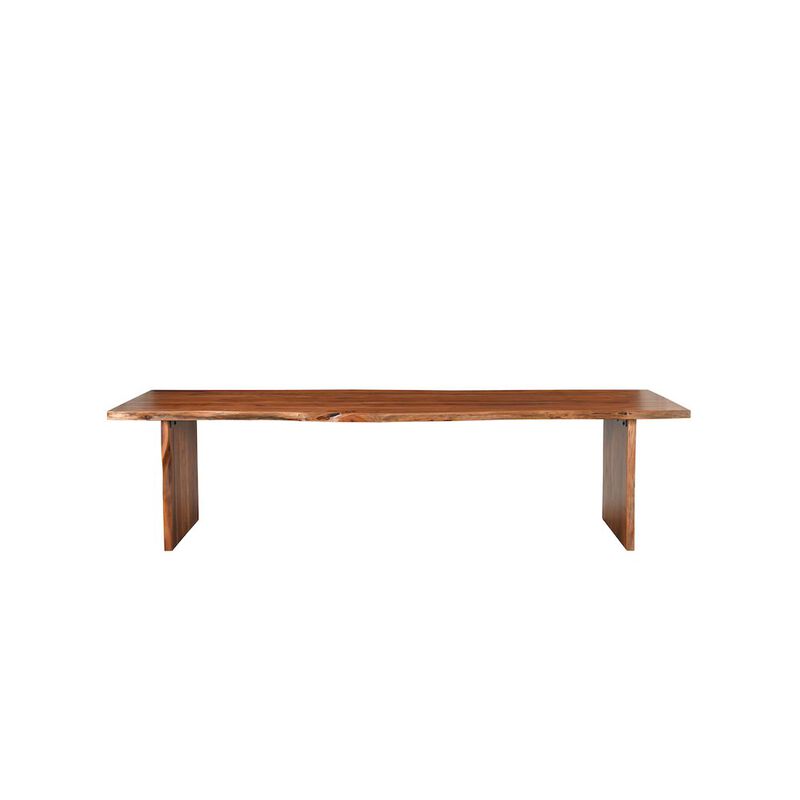 Taran Designs Oren 73 Live Edge Solid Wood Dining Bench