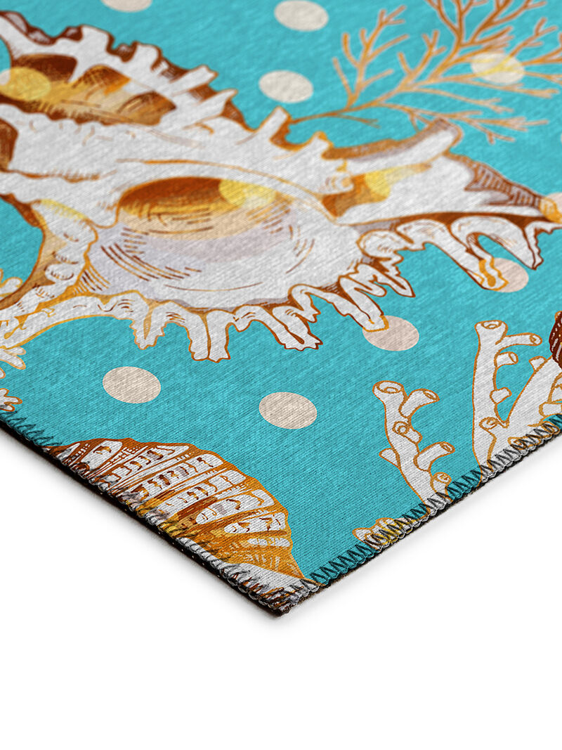 Seabreeze SZ6 Teal 5' x 7'6" Rug