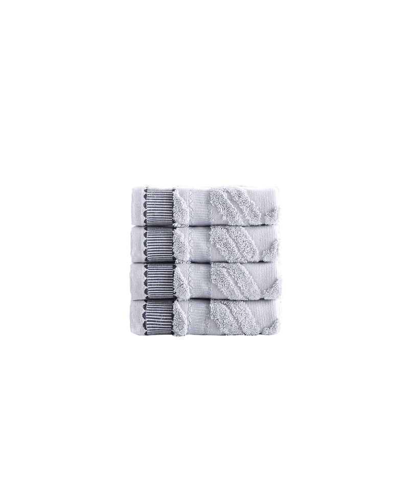 Brooks Brothers Large Square 4 pcs Wash Towels