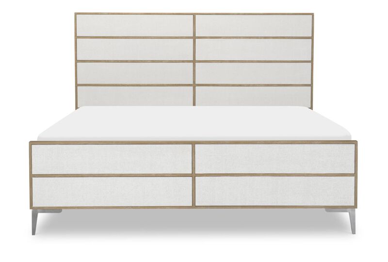 Raffia Queen Panel Bed