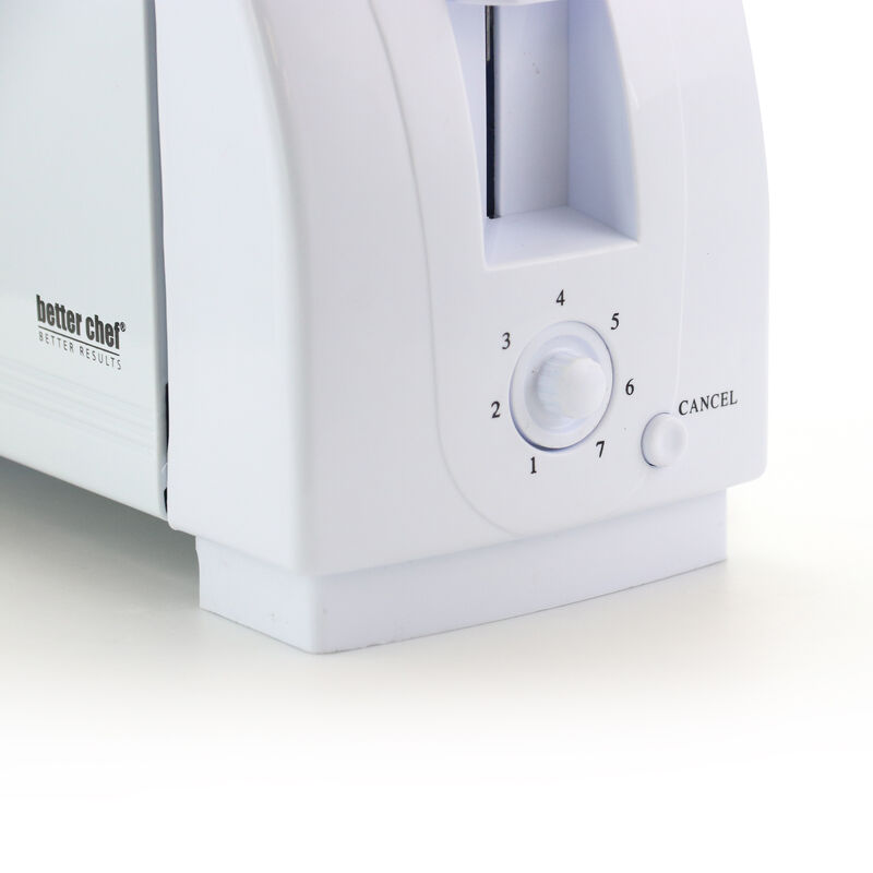 Better Chef Two Slice Toaster in White