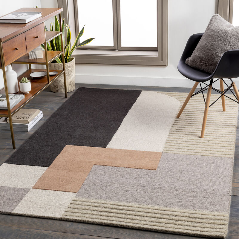 Emma EMM-2304 8' x 10' Brown Rug