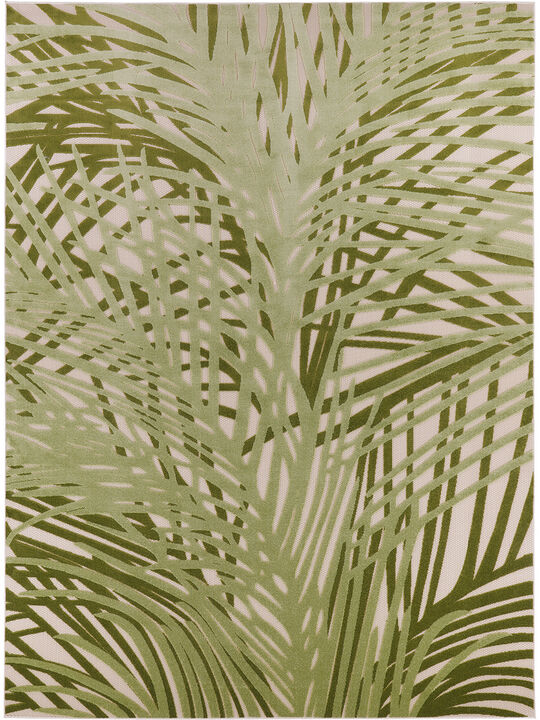 Aloha ALH41 Ivory/Green 9' x 12' Rug