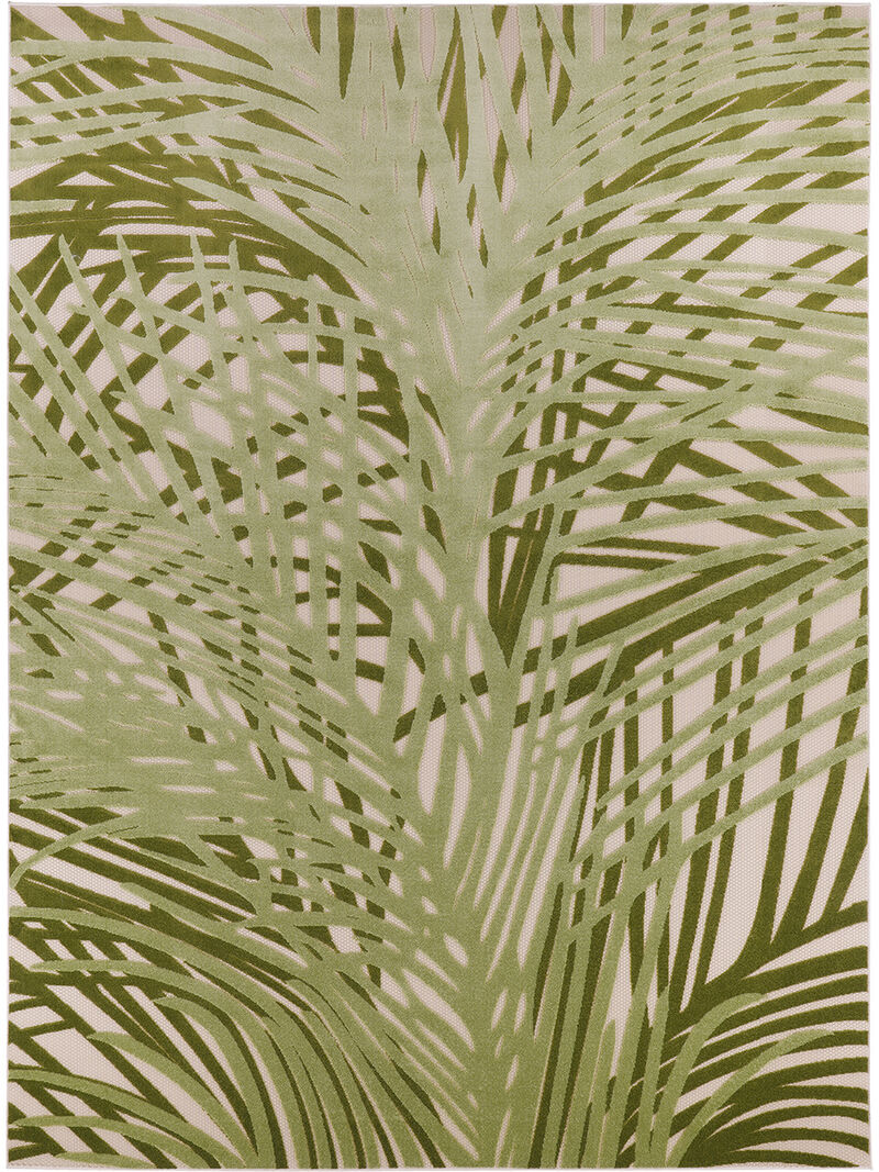 Aloha ALH41 Ivory/Green 9' x 12' Rug