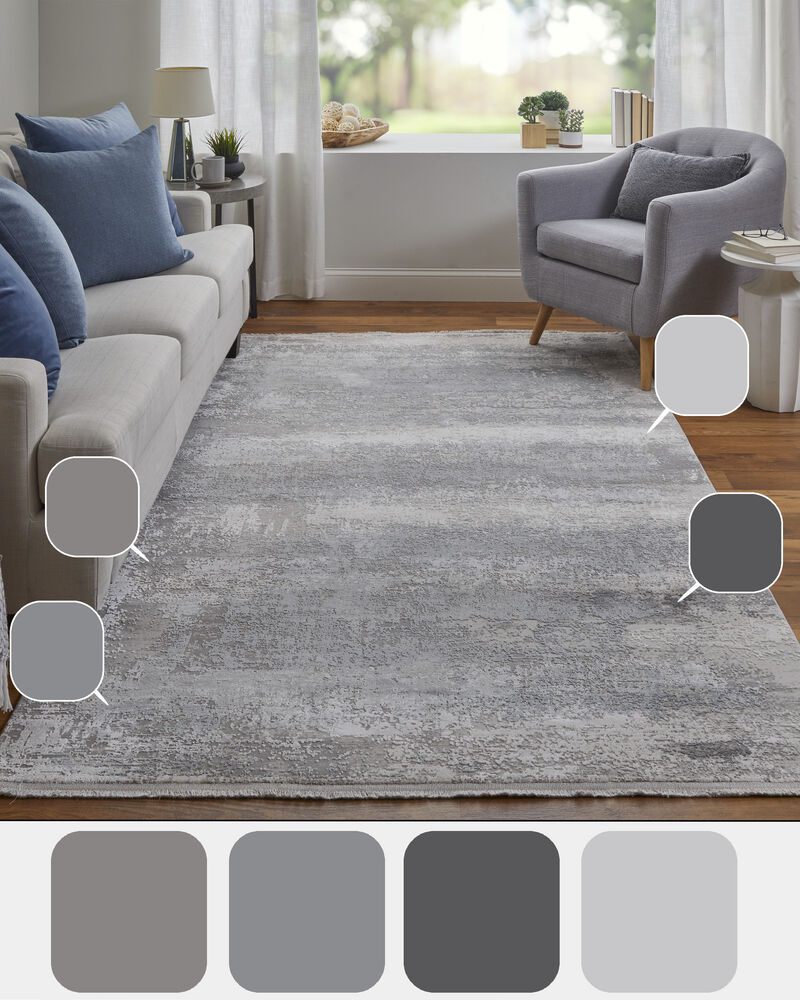 Cadiz 3888F Taupe/Gray/Silver 3'1" x 5' Rug