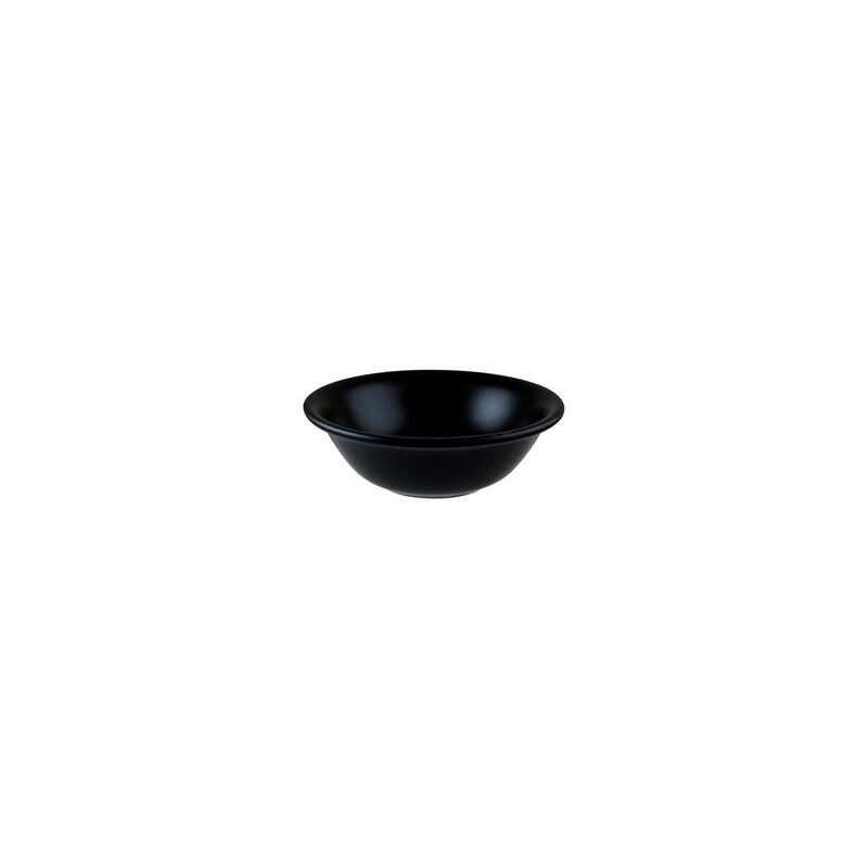 Notte dia.6.25" h:2" 13 oz. Round Black Porcelain Bowl (Set of 4)