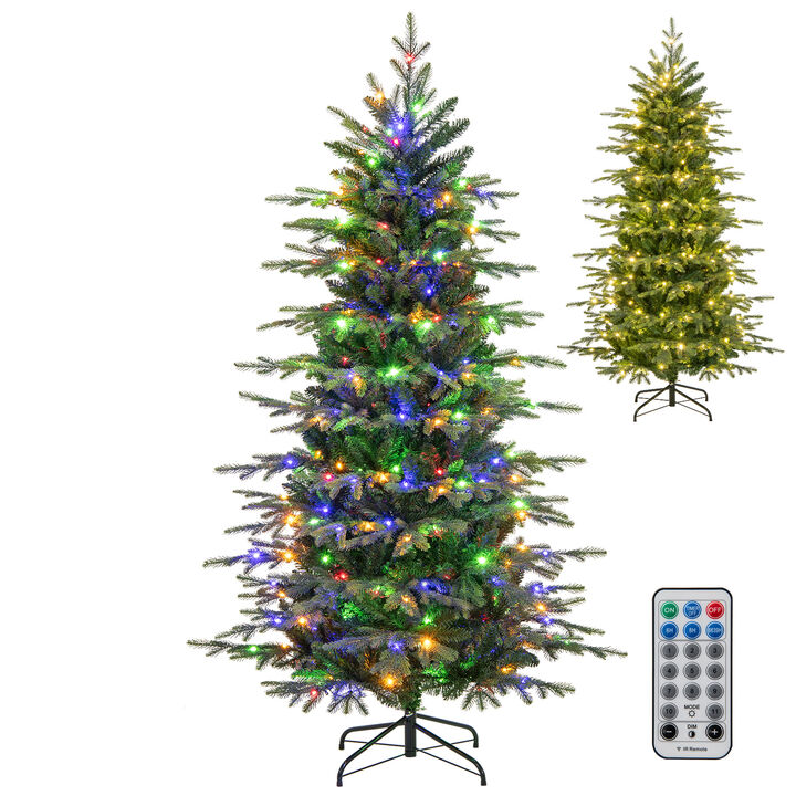 Pre-Lit Artificial Christmas Tree with Warm White LED Lights