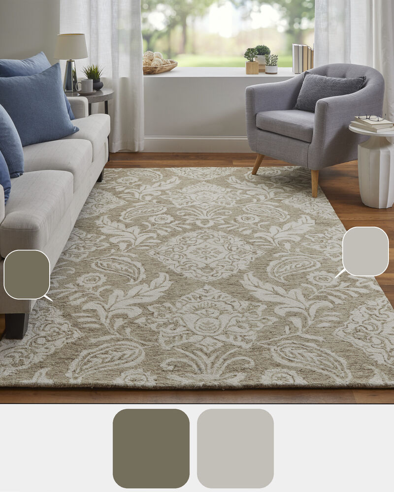 Belfort 8776F Tan/Ivory 9' x 12' Rug