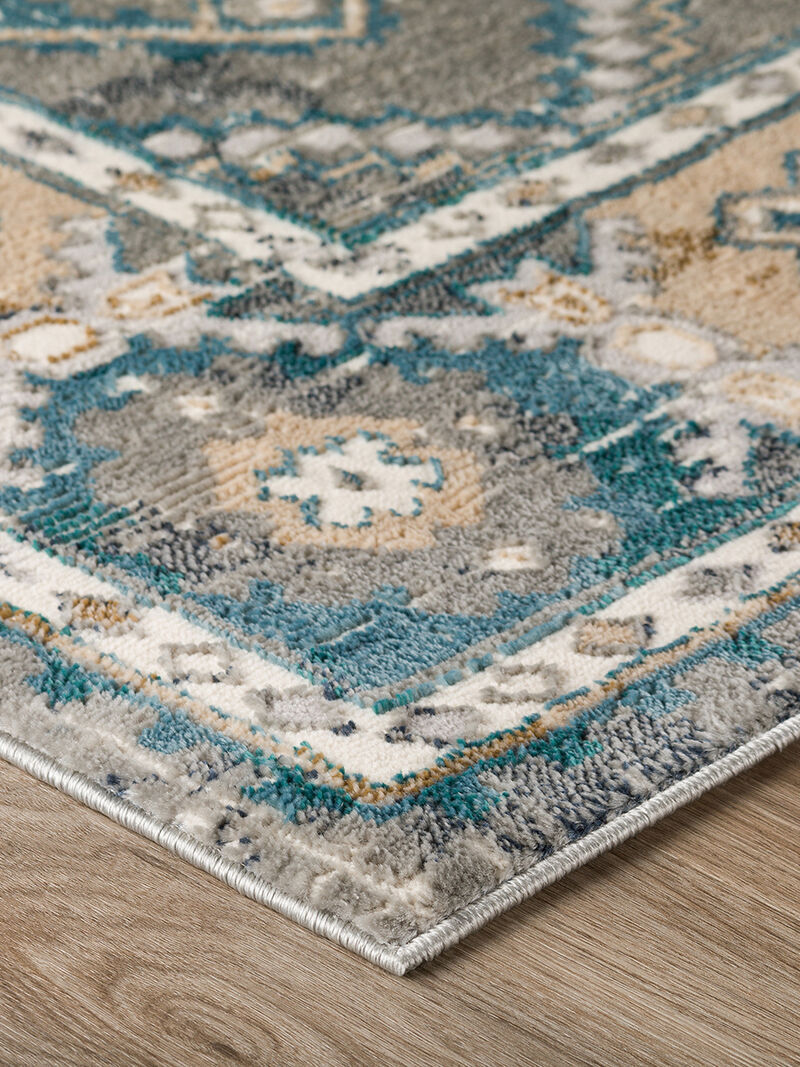 Karma KM22 Charcoal 3'3" x 5'1" Rug