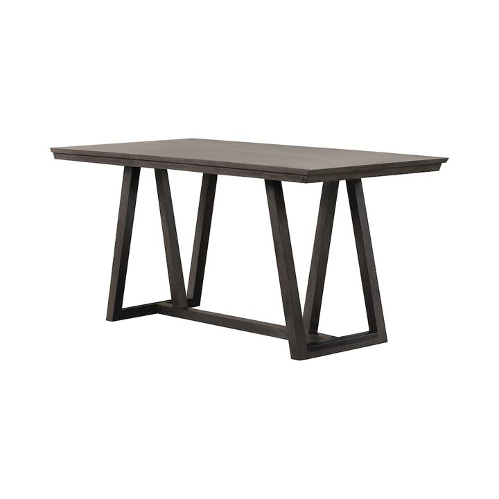 New Classic Furniture High Line Wood 80 Rectangular Dining Table, Coffee