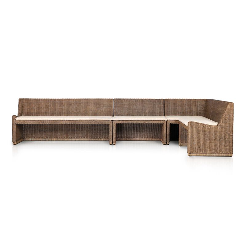 Senna 144" Left Arm Facing Dining Banquette