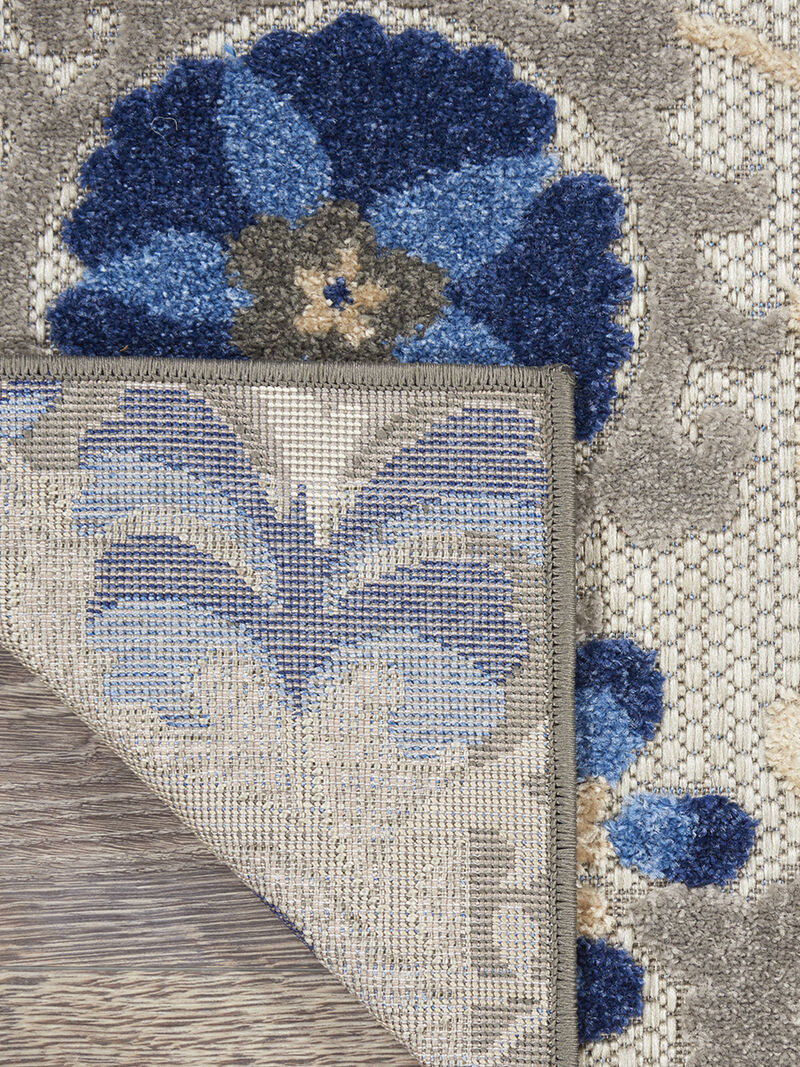 Aloha ALH17 Natural/Blue 9' x 12' Rug