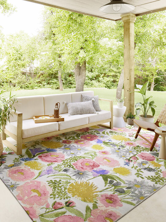Botanical BOT01 Ivory/Multi 5'3" x 7'8" Rug