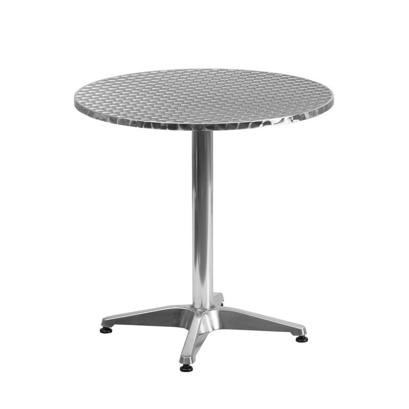Flash Furniture Round Patio Table for Restaurants, Banquet Halls and Dining Room