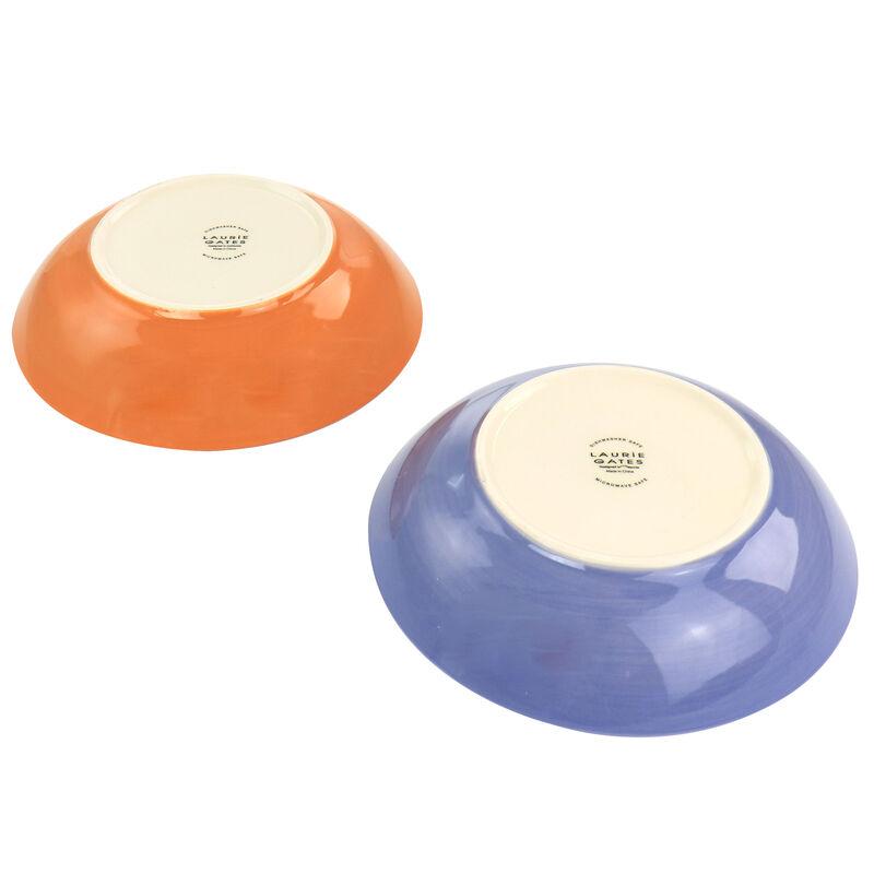Laurie Gates Tierra 2 Piece Round Stoneware Dinner Bowl Set in Assorted Designs