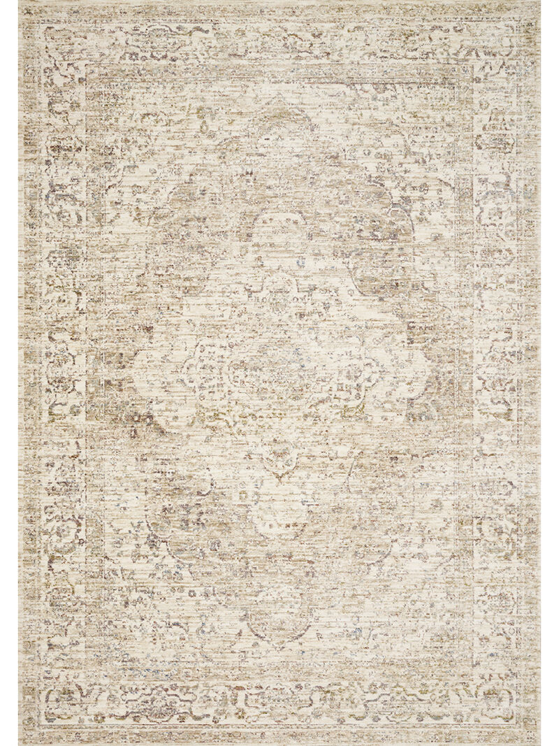 Revere REV04 Ivory/Berry 3'9" x 5'9" Rug