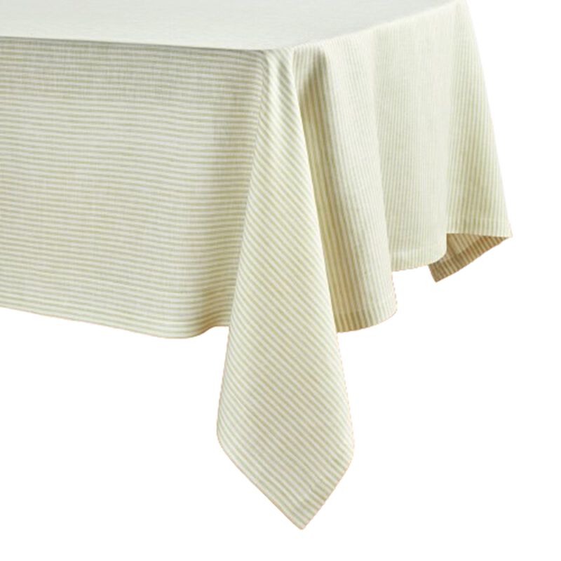 Solino Home 100% Pure Linen Tablecloth | Narrow Stripe