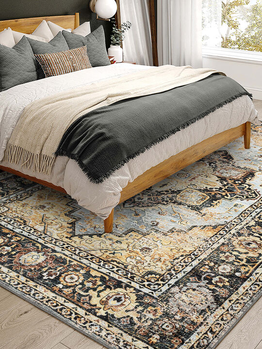 Jericho JC2 Pewter 9' x 12' Rug