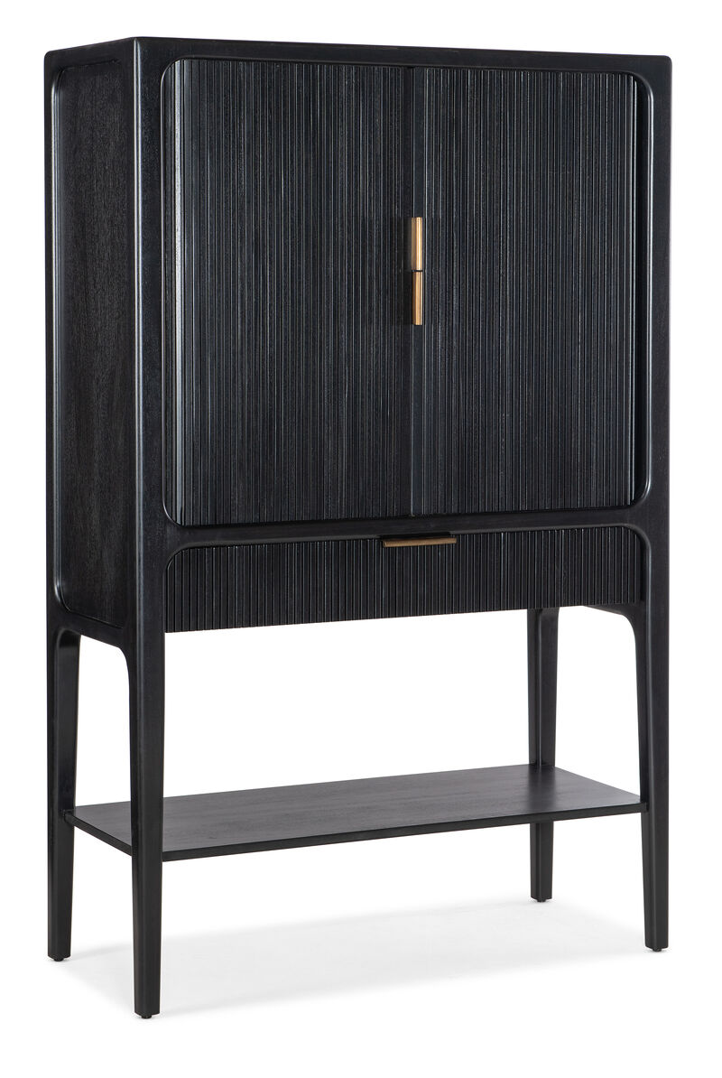 Archer Tambour Cabinet (Black)