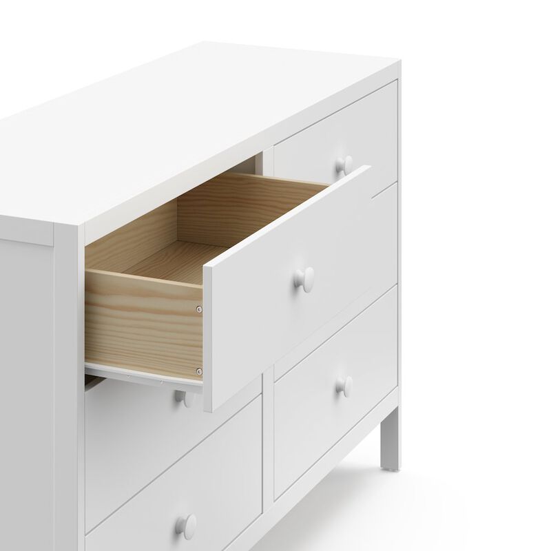 Graco Universal 6 Drawer Dresser - White