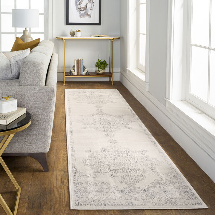 Roma ROM-2322 2' x 3' Gray Rug