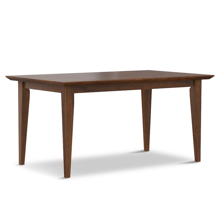 Simpli Home Colby Extendable Dining Table In Walnut