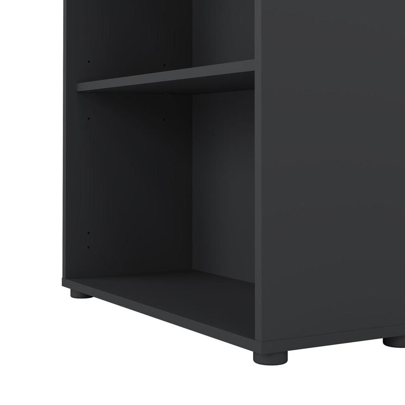 Tvilum Sign 6 Shelf Boockase, Home Office Storage, Matte Grey