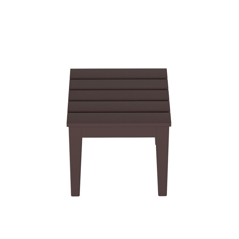 WestinTrends Outdoor Patio Modern Adirondack Side Table