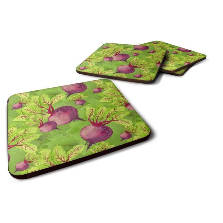 Caroline's Treasures Watercolor Raddishes Decorative coasters, 3.5, Multicolor