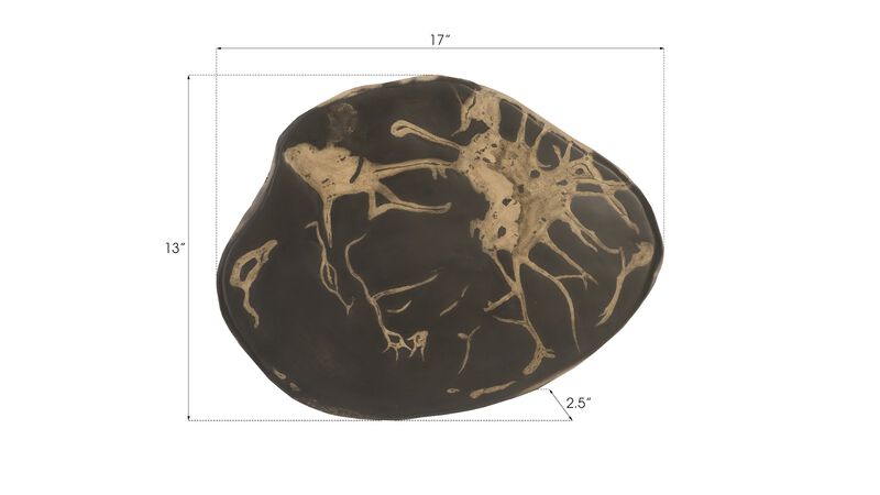 Cast Petrified Wood Wall Tile