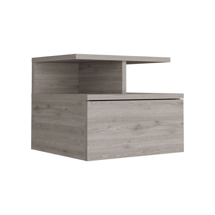 Streamdale Floating Nightstand Flopini, One Drawer, Light Finish