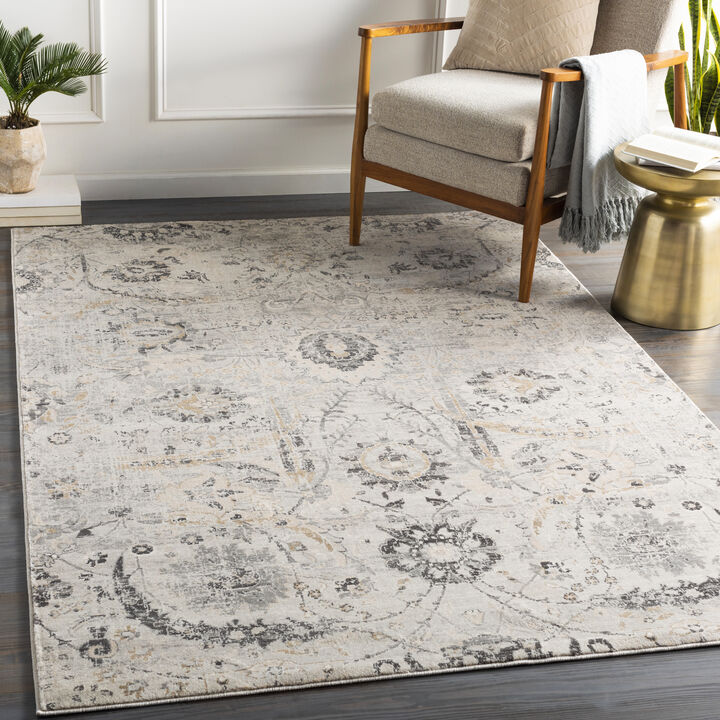 Indigo IGO-2317 4'3' x 5'7' Gray Rug