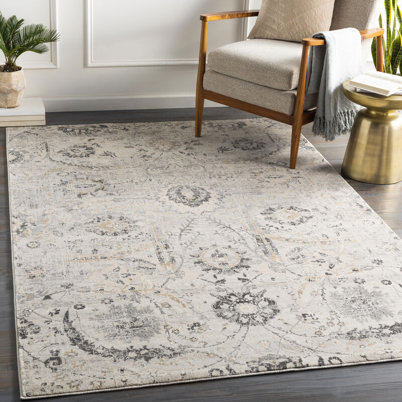 Indigo IGO-2317 4'3' x 5'7' Gray Rug