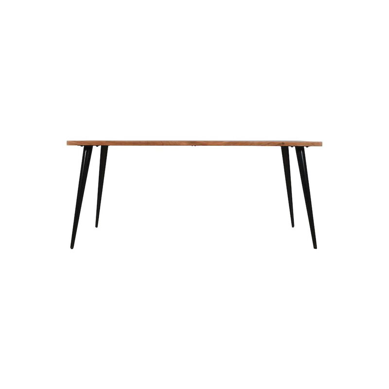 Jofran Prelude 70 Mid-Century Modern Solid Acacia Wood Dining Table