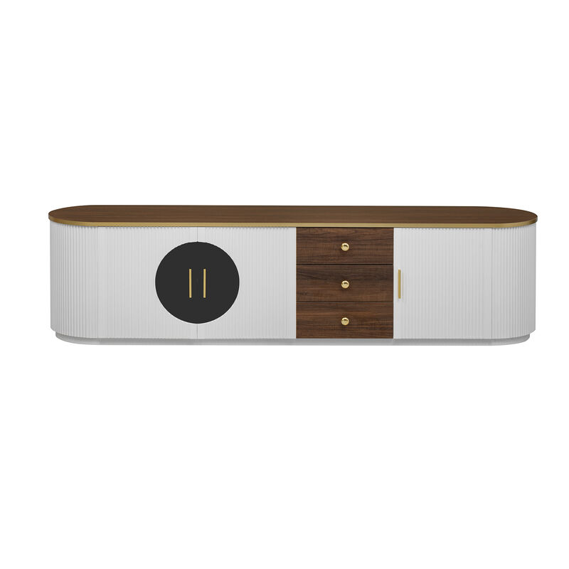 Merax Modern TV Stand for TVs up to 80 Inches