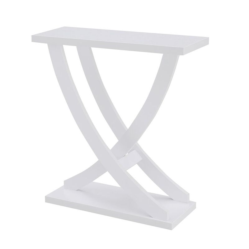 Convenience Concepts Newport Criss-Cross Console Table