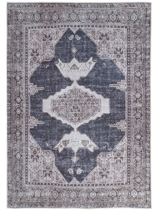 Percy 39PBF 5'3" x 7'6" Gray/Ivory/Taupe Rug