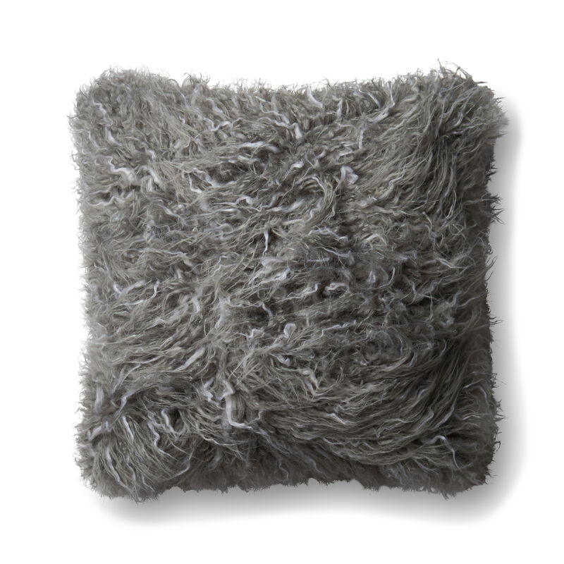 P0598 Grey 22"x22" Poly Pillow