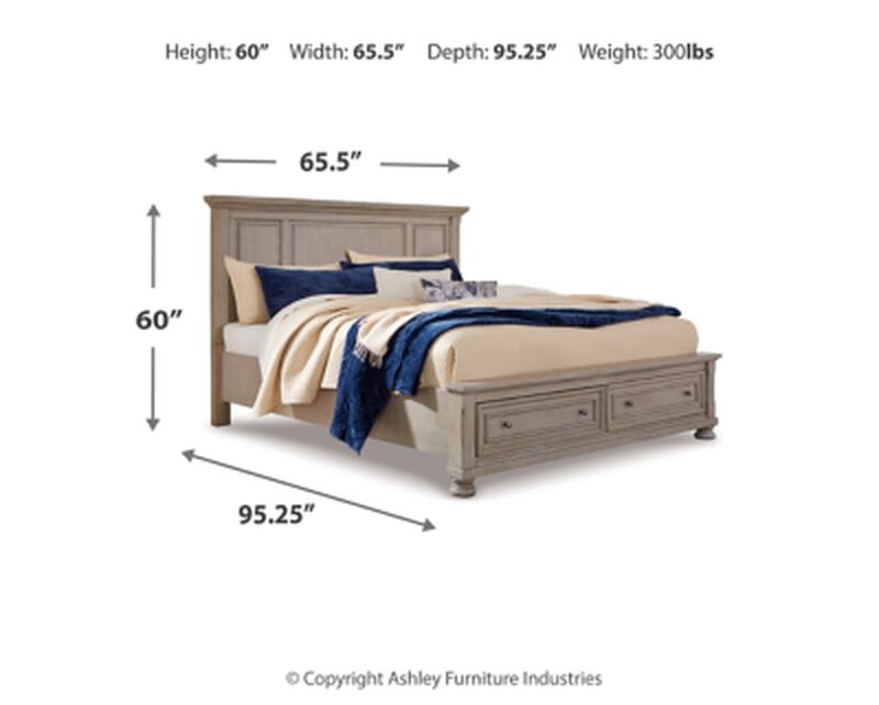 Lettner Queen Panel Storage Bed